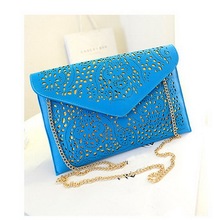 Hot Fashion Women Cutout Handbags European and American Style Hollow Out Shoulder Bags Day Clutches Lady