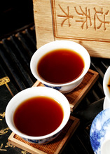 pu erh tea New Arrival Top Quality Bada Mountain Ripe Brick puer tea Fragrant Aroma Compressed