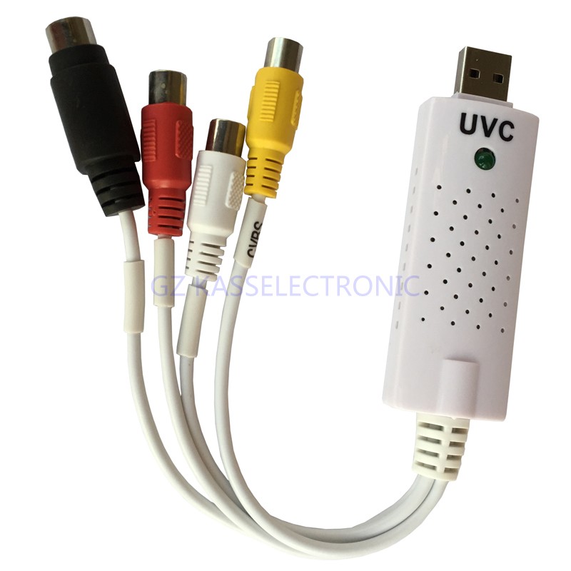 2016 new UVC Video Capture Card USB capture analog video from VHS Hi8 Camcorder to PC