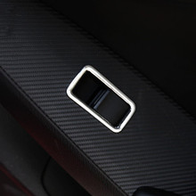 High quality Car armrest switch button ABS Chrome decorative panel frame trim for Mazda 3 AXELA
