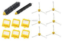 Hepa Filters Bristle Brush Flexible Beater Brush 3-Armed Side Brush Pack Set for iRobot Roomba 700 Series 760 770 780 790
