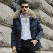 2015 Brand Winter Jackets Mens Fashion Solid Thick Warm Winter Coat Men Slim Parka Single Breasted