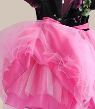 Velvet girl flower dress designer girls party dresses novelty girl winter dress high street