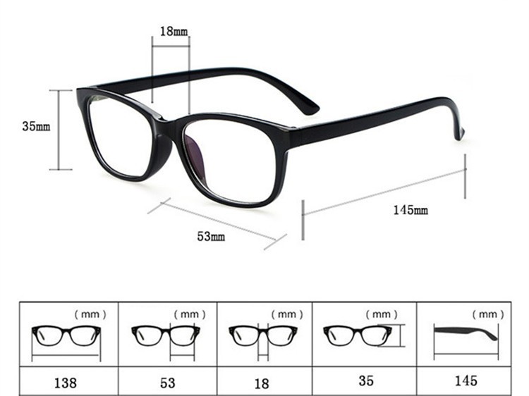 2016 Brand Design Retro Women Men eyeglasses Frames Women Men Computer spectacle Optical Frame Reading Eye Glasses Eyeglasses (10)