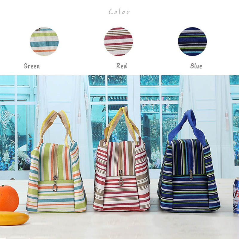 Hot Popular Lunch Bag & high quality Thermal Insulated Lunch Bag Tote Cooler Zipper Bag Bento Lunch Pouch bolsa termica Smile