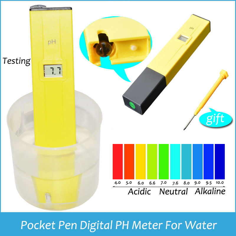 Digital PH METER Water Acid Tester DIGITAL Acid TESTER ph Meter Water ph Aquarium Portable Acidity