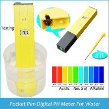 Promotion Sale!!! Digital PH Range Measure Meter ph Tester 0-14 Durable Aquarium Portable Acidity Pocket Pen Digit ph meter