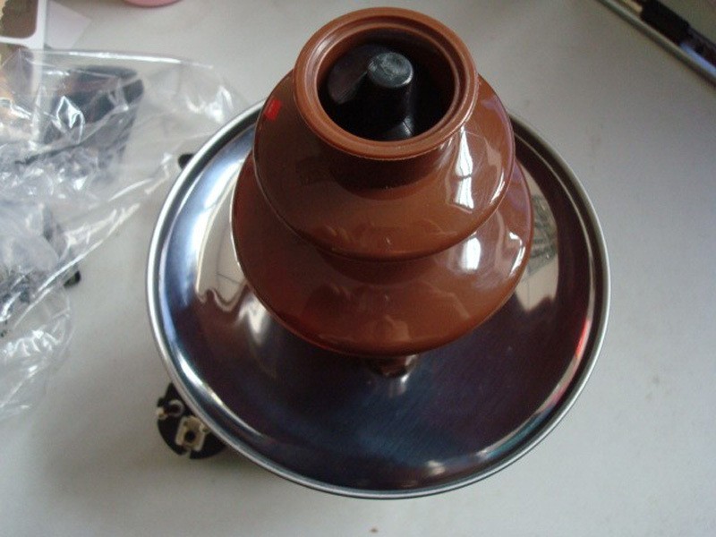 2016 High Quality HOT SALES Mini Chocolate Fountain Household 3-Tier Chocolate Fondue Machine Choco Tree EU Standard Plug (18)