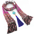 2016 New fashion summer poncho beach pareo fashion brand snood scarf for women vintage print geometric