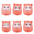 2016 New Sankaku Head Himouto Umaru Chan Umaru Doma Cosplay MARMOT Short Velvet Puppets And Humanoid