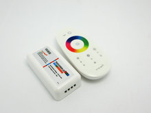 2 4G RF DC12 24V 18A RGB controller touch screen remote control for RGB led strip
