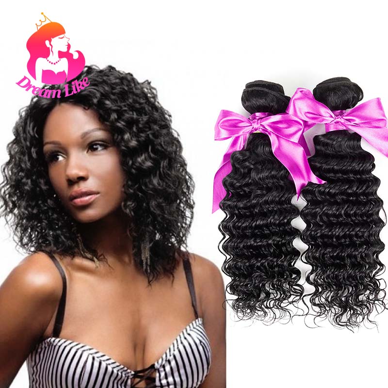 Cheap 8A Malaysian Deep Wave Virgin Hair 4 Bundles 100% Human Hair Weaving 10-28 Inch Malaysian Curly Hair Deep Wave Wholesale