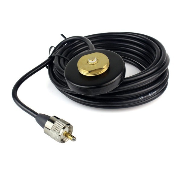 New Black 5 Meter RG-58U Coaxial Cable (6)