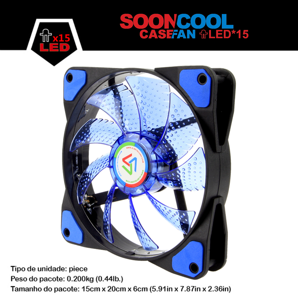 alseye sooncool b 120mm blue led cooler fan for computer 3 4pin 1300rpm 12v cpu fan cooling alseye sooncool b 120mm blue led cooler fan for computer 3 4pin 1300rpm 12v cpu fan cooling