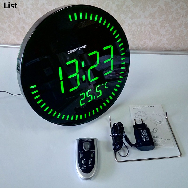 led wall digital clock