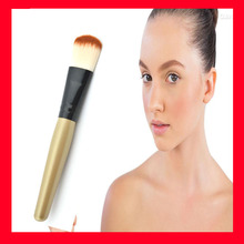 Free Shipping 1pcs Face Makeup Brush set Mask Painting Brush Foundation Flat Top Brush For Face Cosmetics Powder Brush Lip Brush