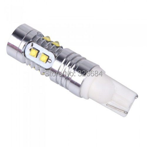 2pcs White 50W T10 194 161 W5W LED Car Light Side Wedge Lamp Bulb W5W