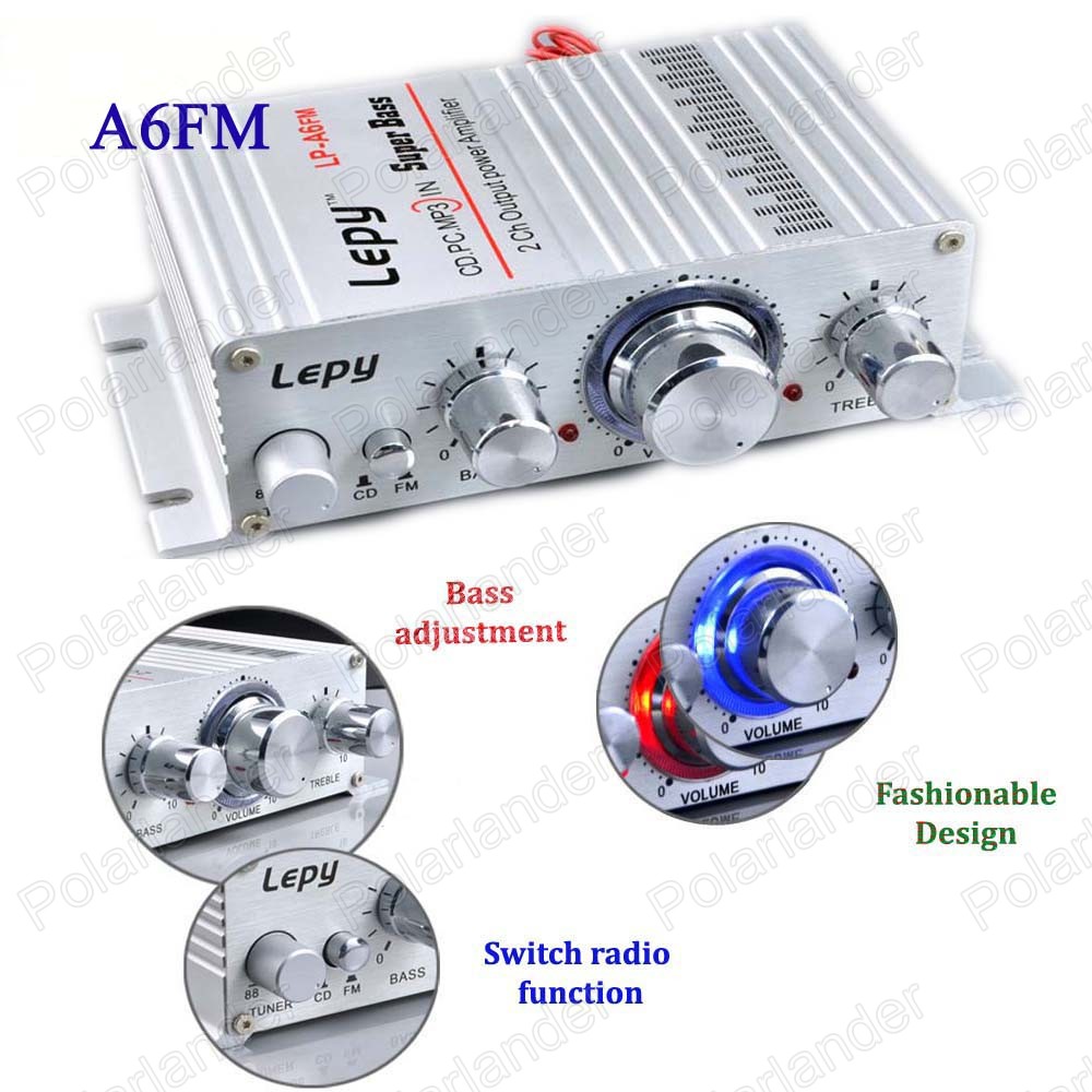 2CH 20WX2   amplifer -        mp3-cd- FM BL 