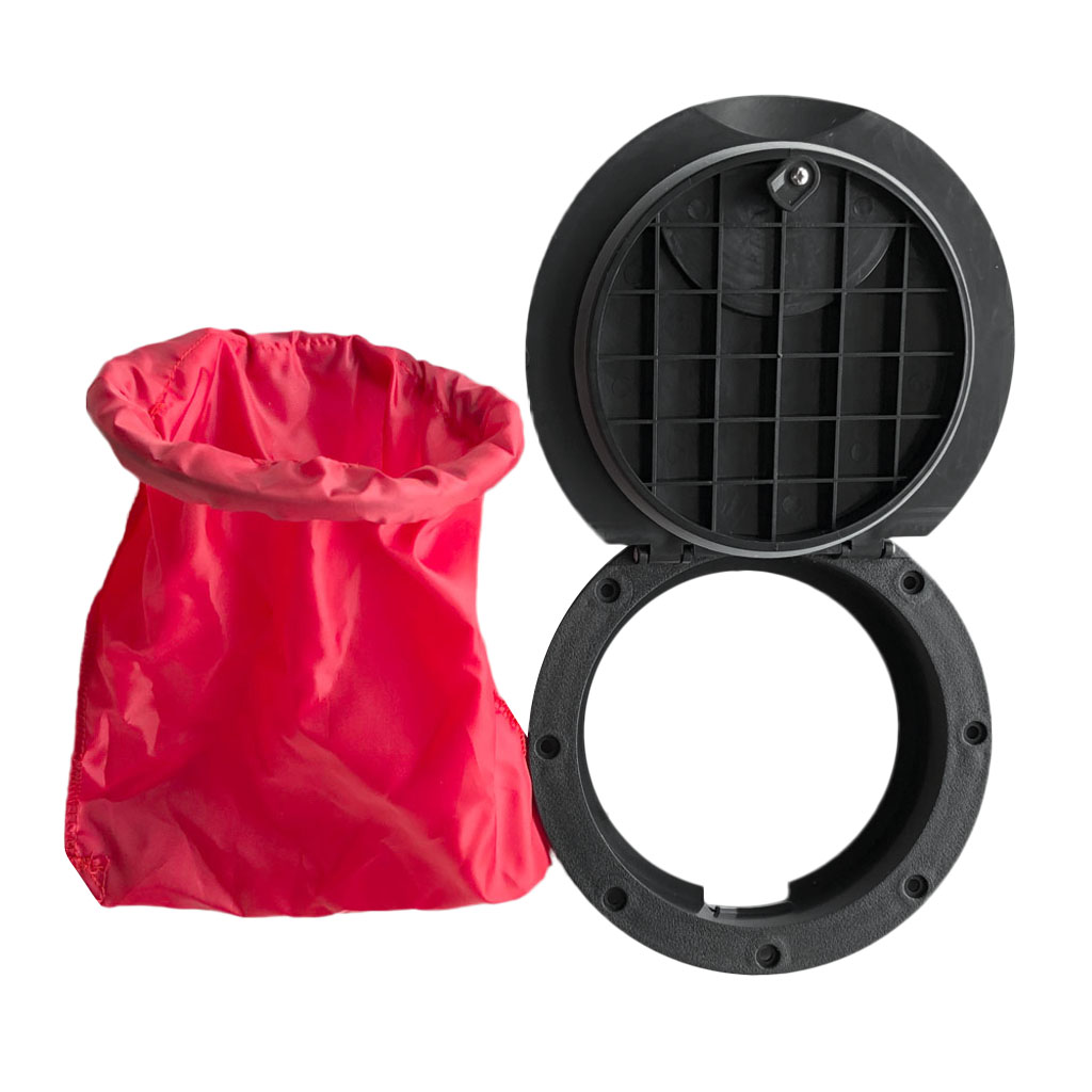 20cm Hatch Cover Deck Plate Kit with Storage Bag for Marine Boat Kayak 