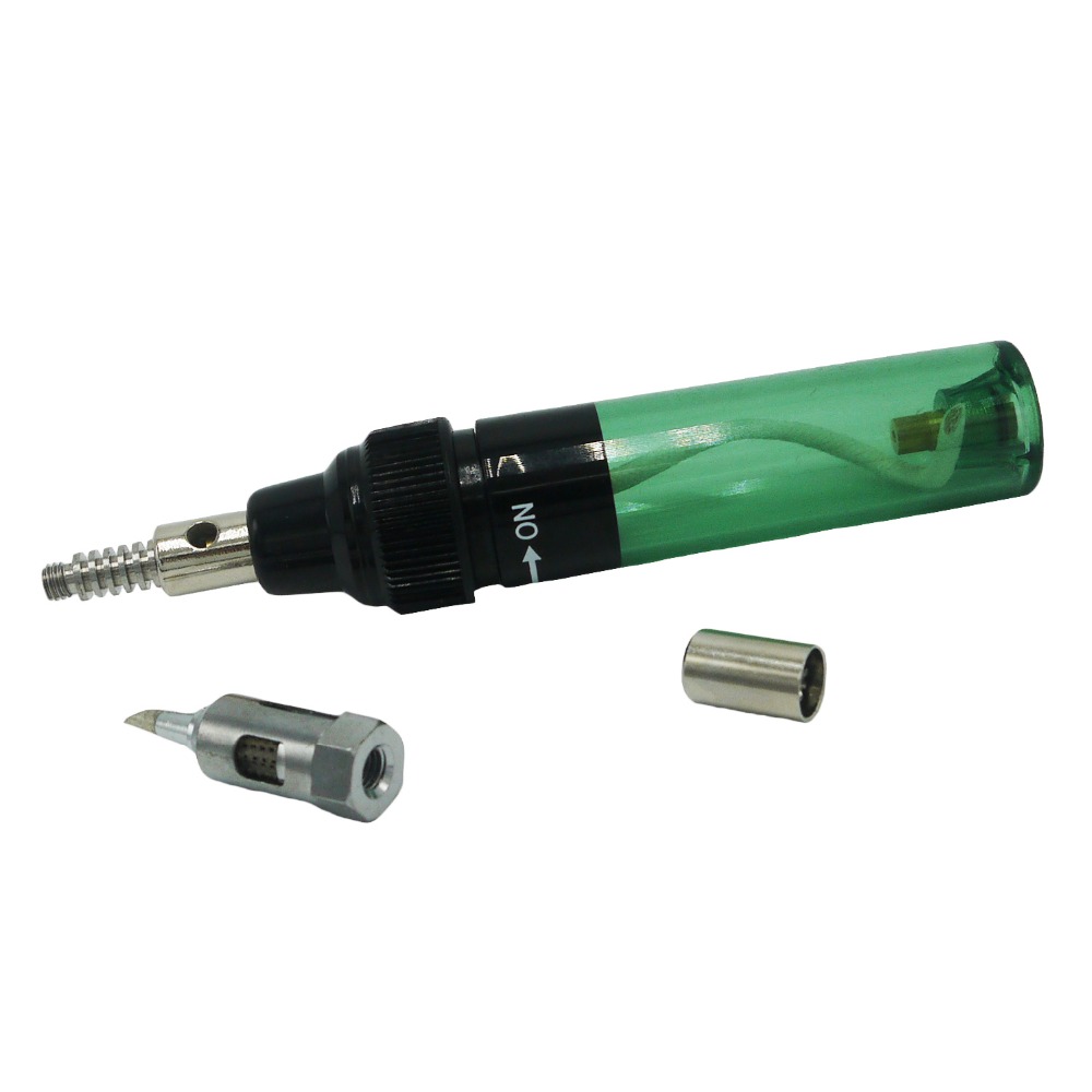 2015 Wholesale Green Hand Held Pencil Lighter Blowtorch Portable Butane Gas Welding Torch for