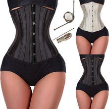 Hot Sale Good Quality 28 Spiral Steel Boned Floral Underbust Corset Waist Training Corsets Waist Trainer Cincher Body Shaper