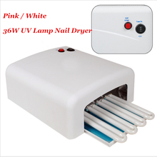 36W Ultraviolet Lamp for Nails 120 Sec Timer Nail Dryer Lights Lampe 110v-240v Gel Professional Curing Lamp Light Dryer Nail Art