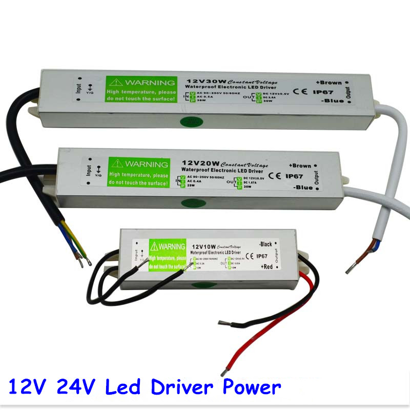 Dc V V W Electronic Led Driver Ip Waterproof Outdoor Lighting