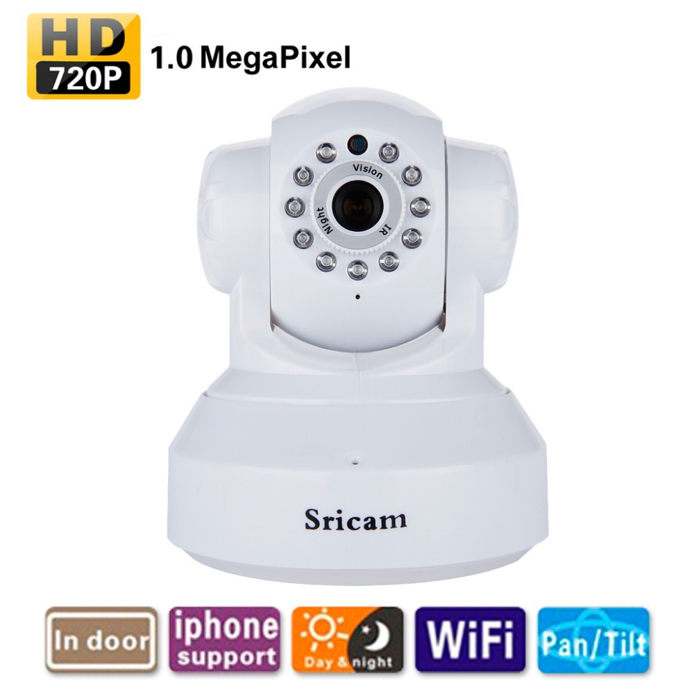 HD 720P IP Camera P2P 1 Megapixel Night Vision With IR Cut H 264 Indoor Howm