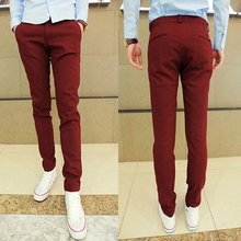Free Shipping 2015 New Arrival 5 Colors Mens Casual  Slim Pants Men Chinos Trousers Pantalones Hombre Plus Size 13M0110