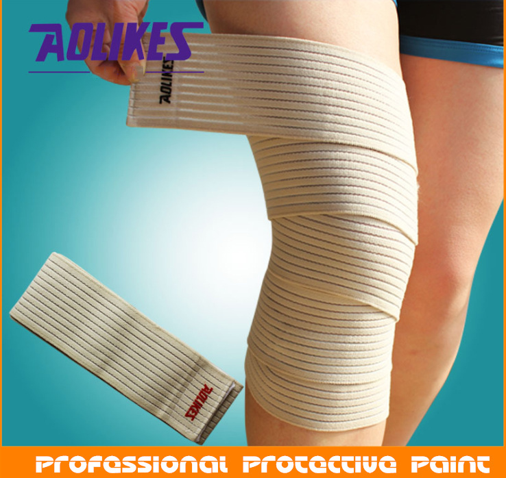 90*7.5cm elastic bandage tape sport knee support strap knee pads