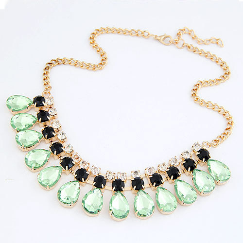 -New-Fashion-jewelry-Gem-statement-gold-Necklaces-Pendants-wholesale ...