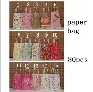 for.jpg bags with printed no 15colors paper 21 paper handles gift 8cm handles  13 kraft kraft bags