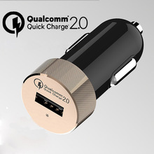 3Colors Quick Charge 2.0 Stand USB QC2.0 Car Charger for Samsung Galaxy S6 HTC M9 Nexus 6 Xiaomi Mi3 Mi Note