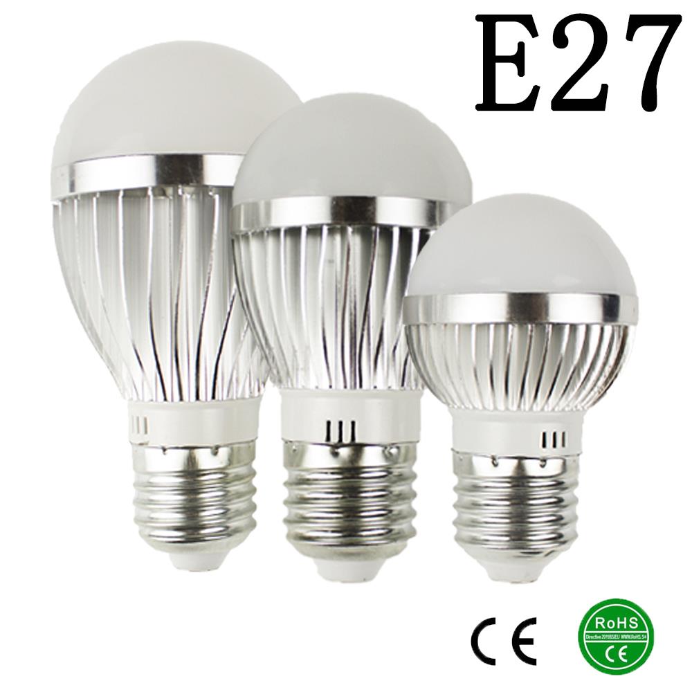 Гаджет  E27  LED lamp IC 10W 15W 25W LED Lights Led Bulb bulb light lighting high brighness Silver metal None Свет и освещение
