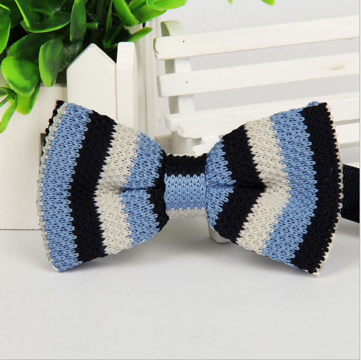 2015 New fashion Knitted Bow tie for men Mutil color Male Butterflies Neckwear Casual Cravat Party
