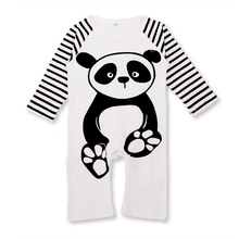 Cute Catoon Animals Infant Baby Newborn Boy Girls Animal Print Romper Jumpsuit Outfit Clothes