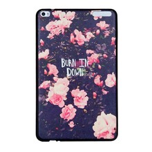 For Huawei T1 A21W Smart Cute Cartoon Rose Floral TPU 3D Painting Case For Huawei Mediapad