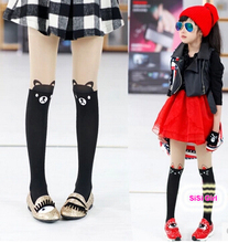 Hot! 2015 spring and autumn very fashion elastic Girls Stocking children tights 5 cartoon pattern buy 2 pics 10% off discount