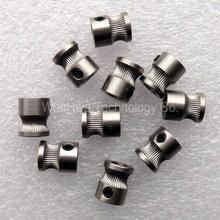 Wholesale 10pcs/lot MK8 Drive Gear for 1.75mm/3mm Plastic Filament 3D Printer Reprap Extruder Stainless Steel With Tracking No.