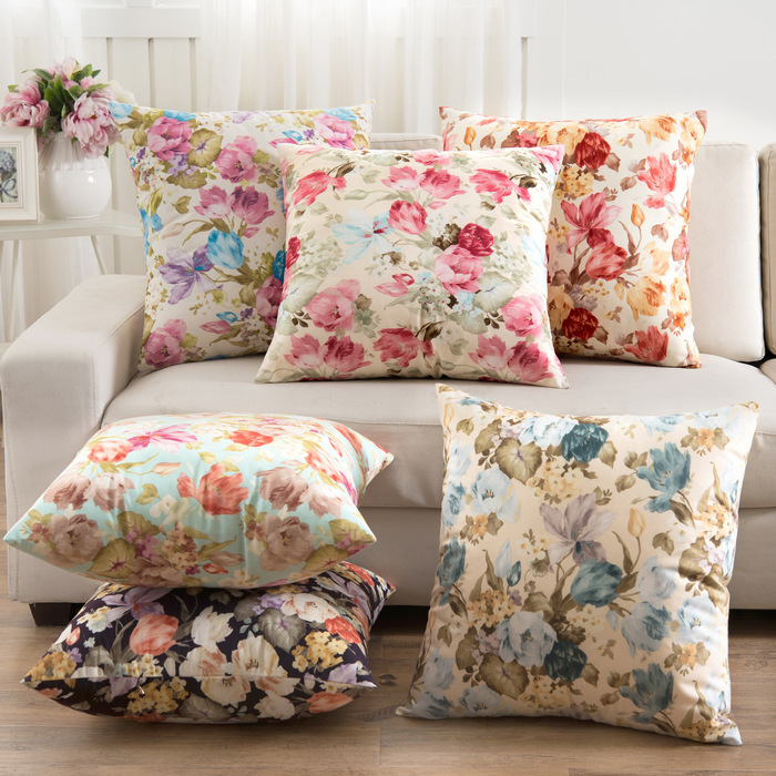 Compra flores decorativas almohadas online al por mayor de China