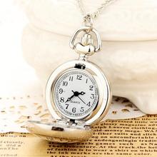2015 Hot Sale Ladies Pendant pocket Watches Small Clock With Long Chain Quartz Steampunk Mini Gifts