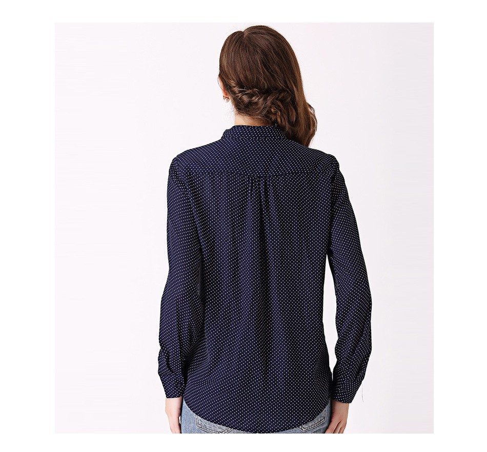 women long sleeve blue blouses (8)