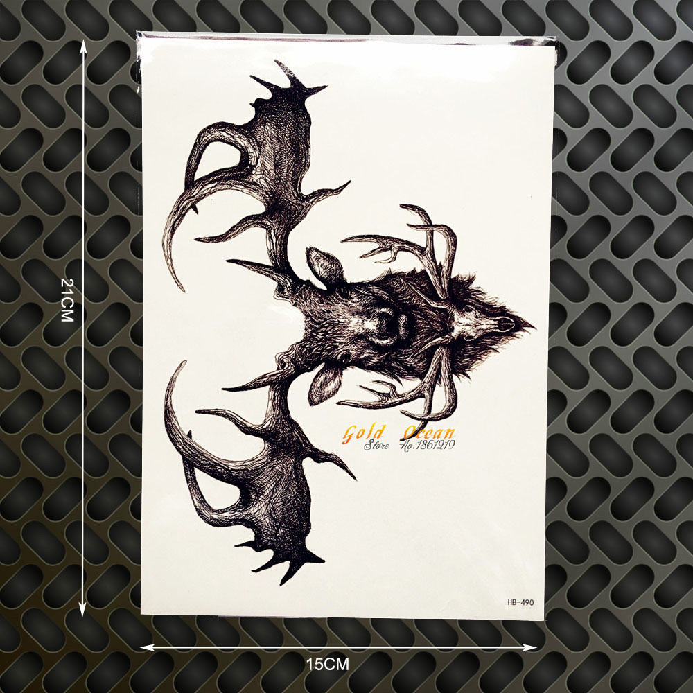 Popular Deer Tattoos-Buy Cheap Deer Tattoos lots from China Deer Tattoos suppliers on Aliexpress.com