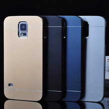 Luxury fashion high quality metal brushed aluminum alloy case hard plastic back protective cover for samsung galaxy S5 mini
