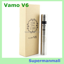 Vamo V6 Mod 20W with Power Bank Variable Voltage & wattage 3.0W ~ 20.0W /1.0~5.0ohm e-cigarette vamo v5 v6  vapor starter kit