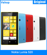 Original Nokia Lumia 520 Cell Phone Dual Core 8GB ROM 5MP GPS WiFi 4.0″ IPS Unlocked Windows Phone Free Shipping
