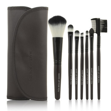 2014 HOT Professional 7 pcs Makeup Brush Set tools Make up Toiletry Kit Wool Brand Make