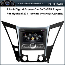 Car DVD Audio Video Player For Hyundai Sonata 2011 With GPS Radio BT Support DVR Free Map without canbus function