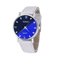 9s cheap Stainless Steel Leather Men s Women Sport Analog Quartz Wrist Watch 3088 High quality