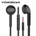 VCHICSOAR New Fashion Brand Earphones 3 5mm bass Stereo In Ear Headphones Sport Earbuds Headset With